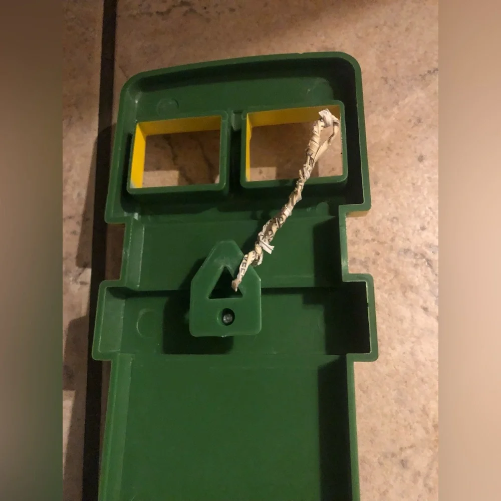 John Deere Green and Yellow Tractor Wall Clock